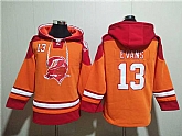 Men's Tampa Bay Buccaneers #13 Mike Evans Orange Red Ageless Must-Have Lace-Up Pullover Hoodie,baseball caps,new era cap wholesale,wholesale hats